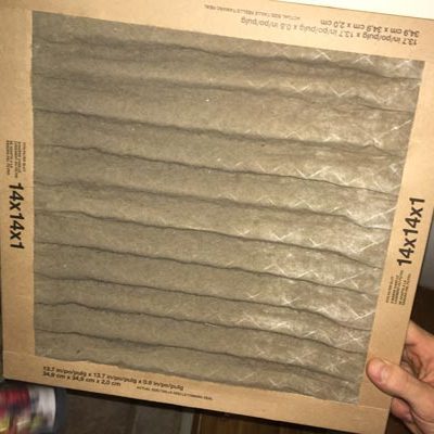 HVAC Filter cleaning